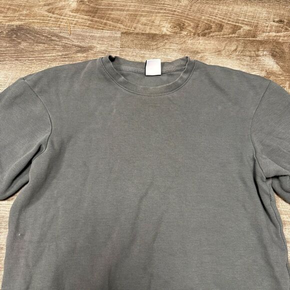 Zara Short Sleeve Ribbed Shirt Size Small - Picture 2 of 6